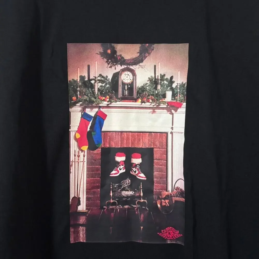 Jordan long sleeve christmas shirt